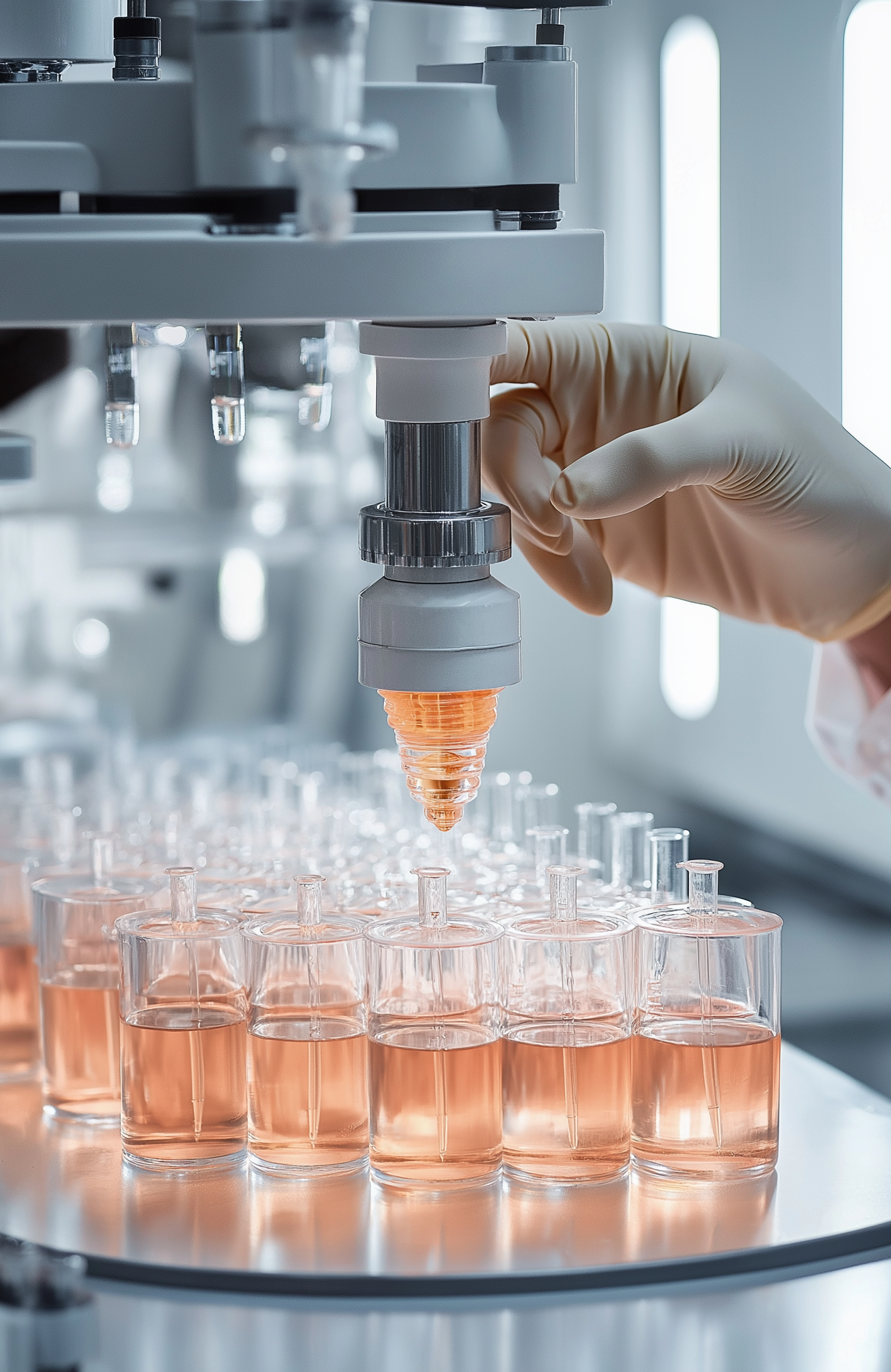 Laclique agency 81248 une scientifique en blouse blanche et gan 0a7c7e00 8e40 468a be33 1c17ae27bb02